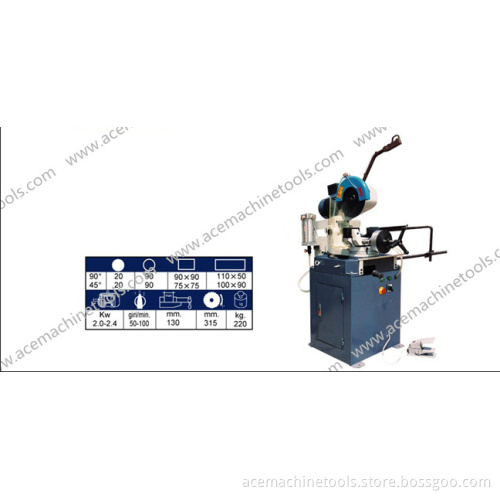 Semi-Auto Air-Operated Metal Disk Saw Machine (Asian Type) (DS 315)